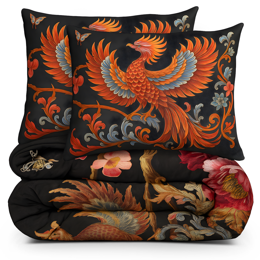 Decoware dekbed zonder overtrek incl. kussensloop - Phoenix Bloom - 2-persoons (200x200 + 2st. 60x70 cm)