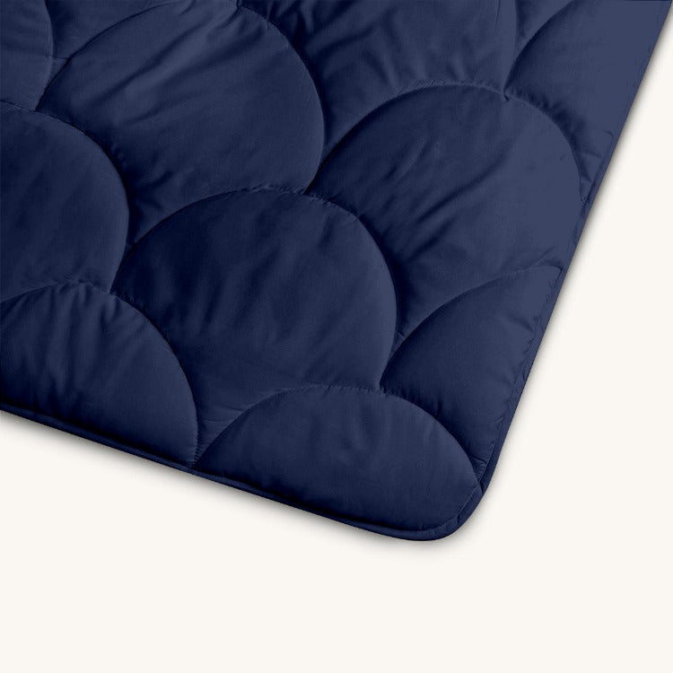 Eazzzy Dekbed zonder overtrek Solid Color - excl. kussensloop - Navy - dekbed