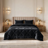 Sleeptime Lazy dekbed zonder overtrek Hotel Velvet excl. kussensloop - Antraciet