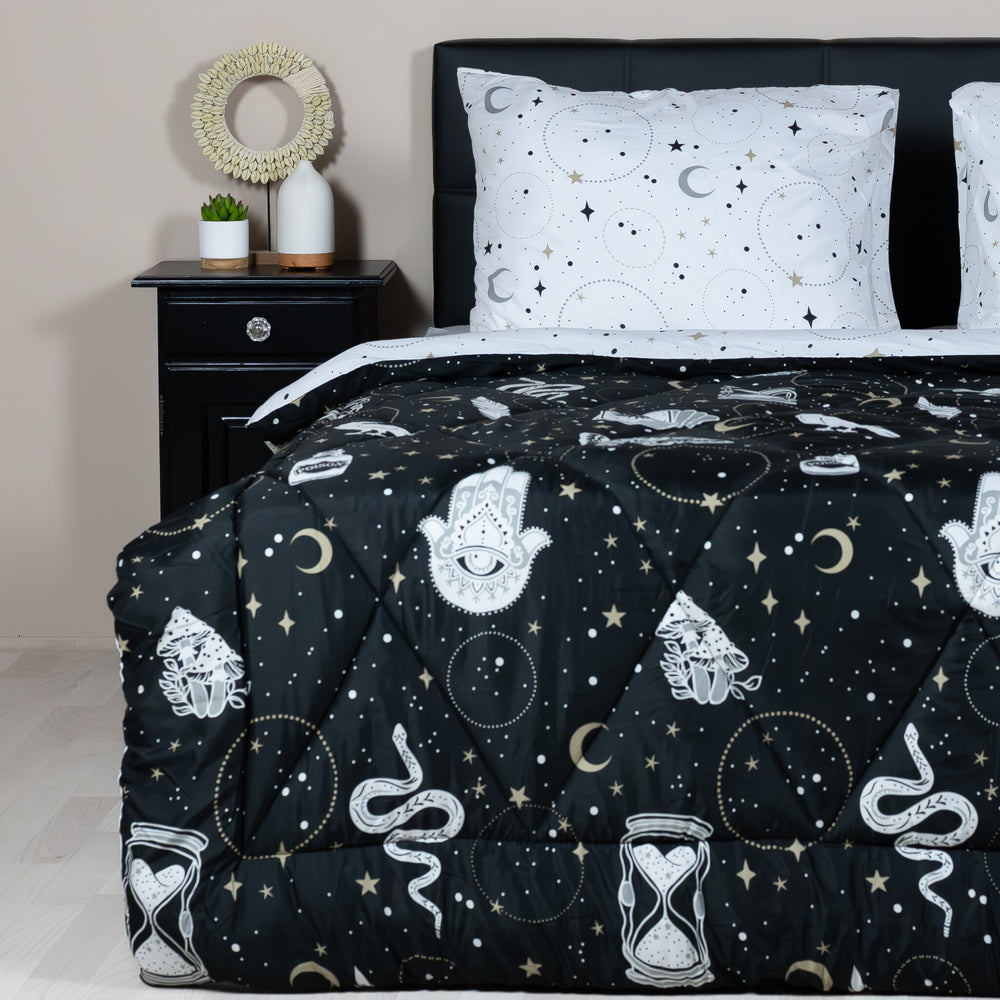 Decoware dekbed zonder overtrek incl. kussensloop - microvezel - Gothic Magic