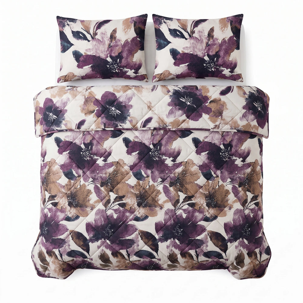 Dreamhouse Lazy dekbed zonder overtrek Lena paars - foto 3