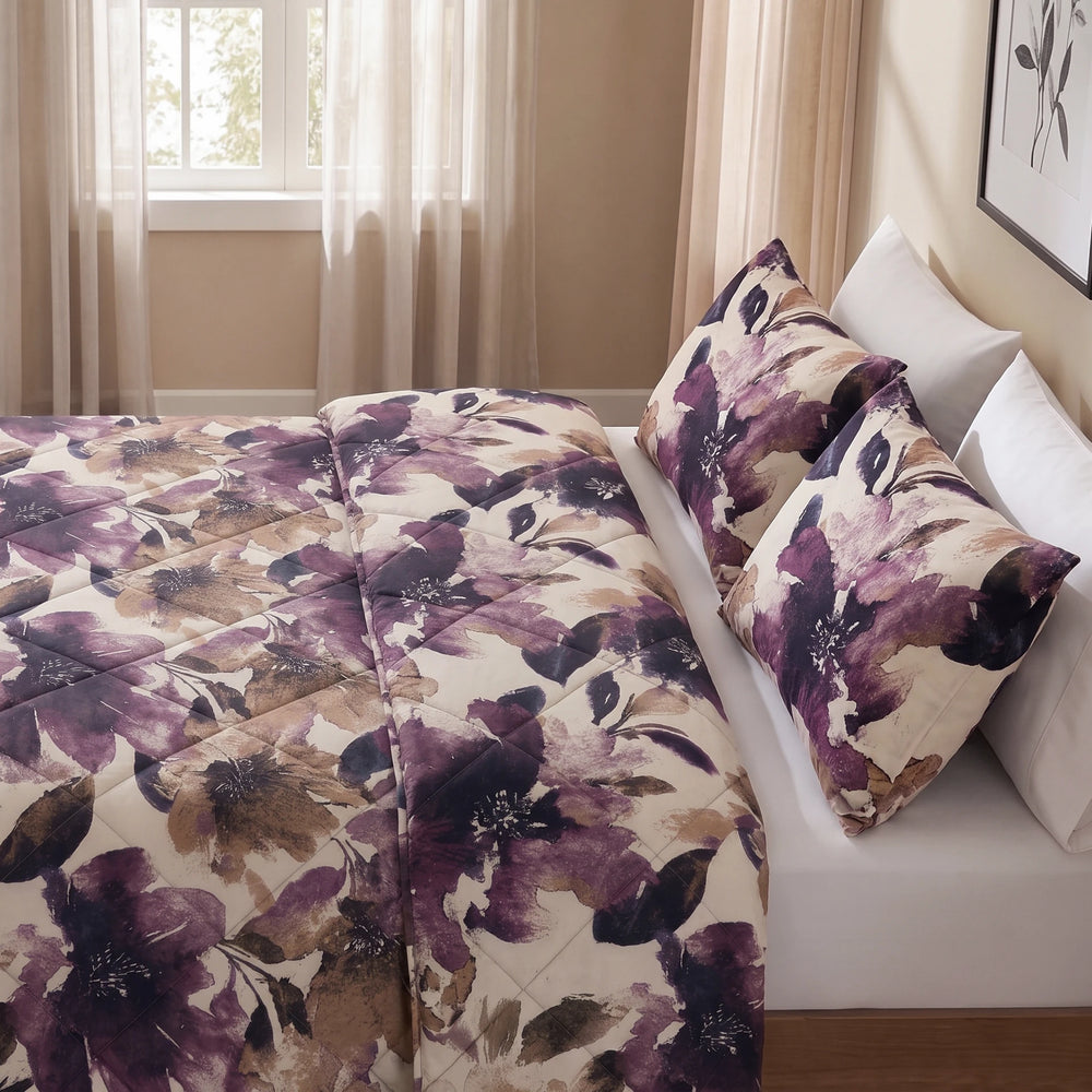 Dreamhouse Lazy dekbed zonder overtrek Lena paars - foto 4
