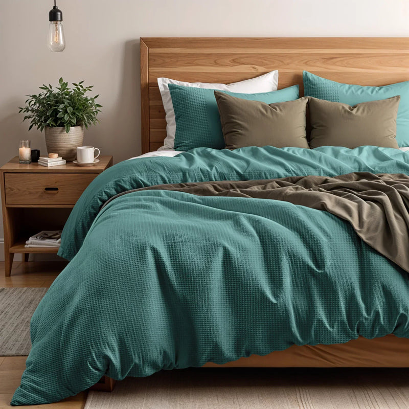 Wat is een percale katoen dekbedovertrek?