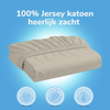 Hoeslaken - jersey - lichtzand