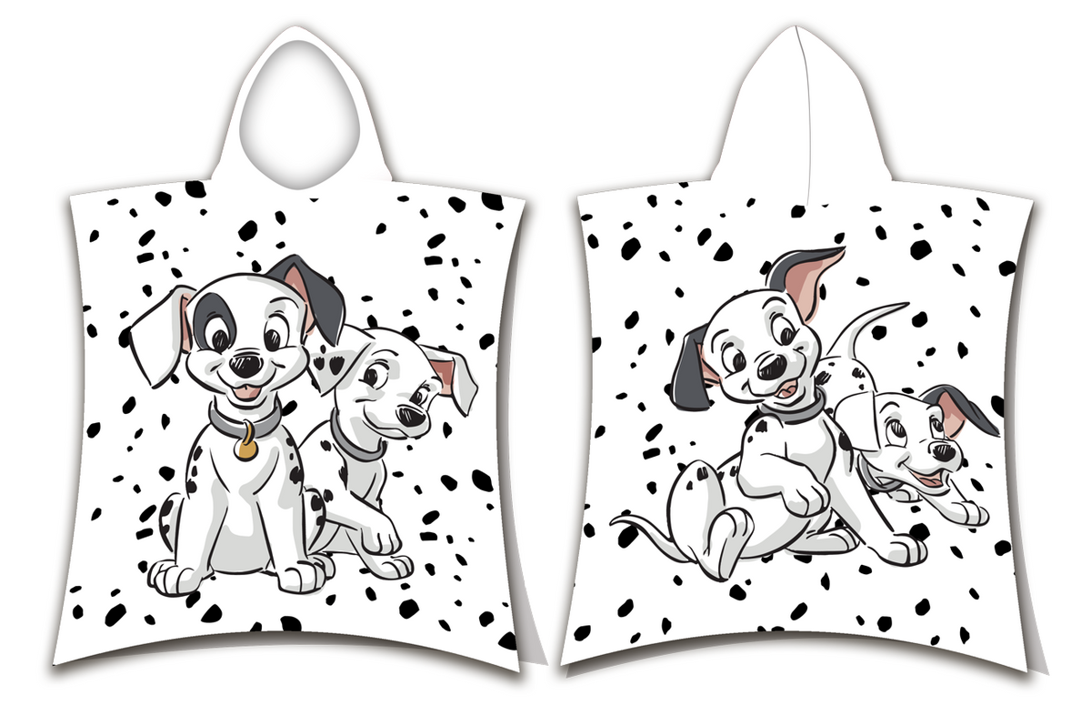 101 Dalmatiërs poncho - katoen - 50 x 115 cm