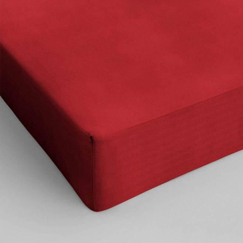 Hoeslaken - katoen - rood