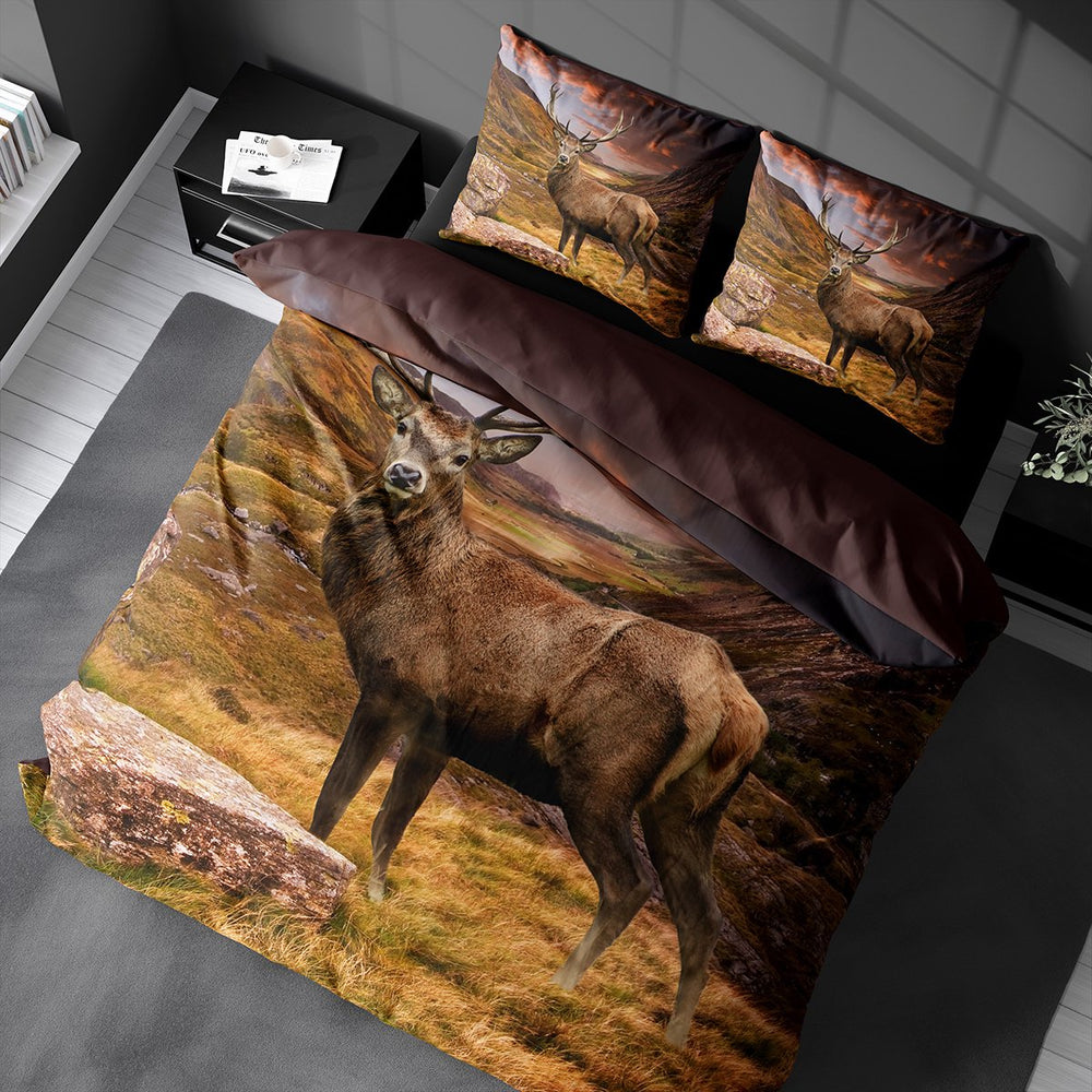 Decoware dekbedovertrek Deer mountain - katoen