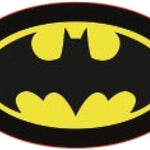 Batman ovaal kussen Batman logo
