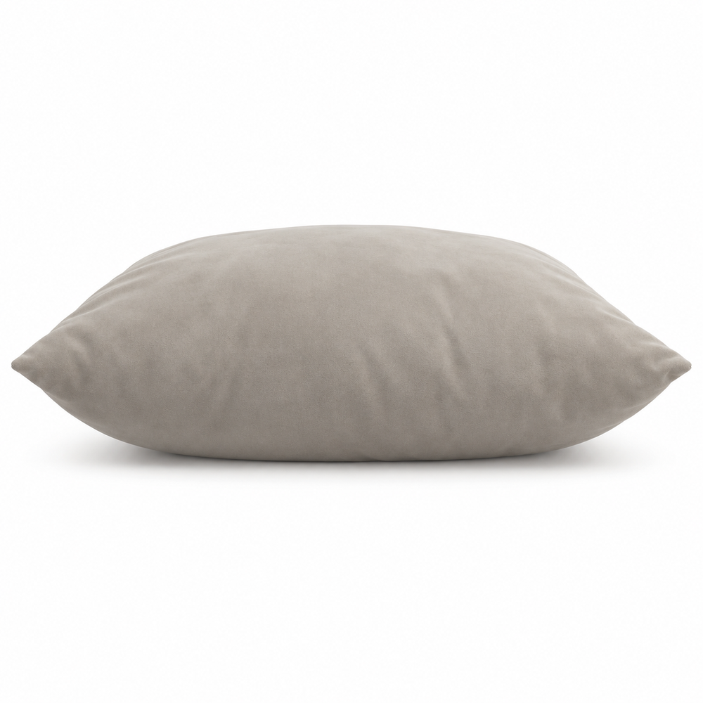 Gekleurd hoofdkussen 60x70cm - Taupe
