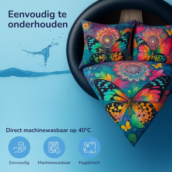 Decoware dekbedovertrek Butterfly Kingdom - microvezel