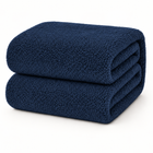 Teddy fleece hoeslaken - Navy