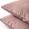 Roze kussenslopen - velvet (Per 2 st)