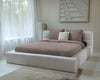 Primaviera Deluxe dekbedovertrek Waffle - taupe - katoen percale - 1-persoons (140x220 + 60x70 cm)
