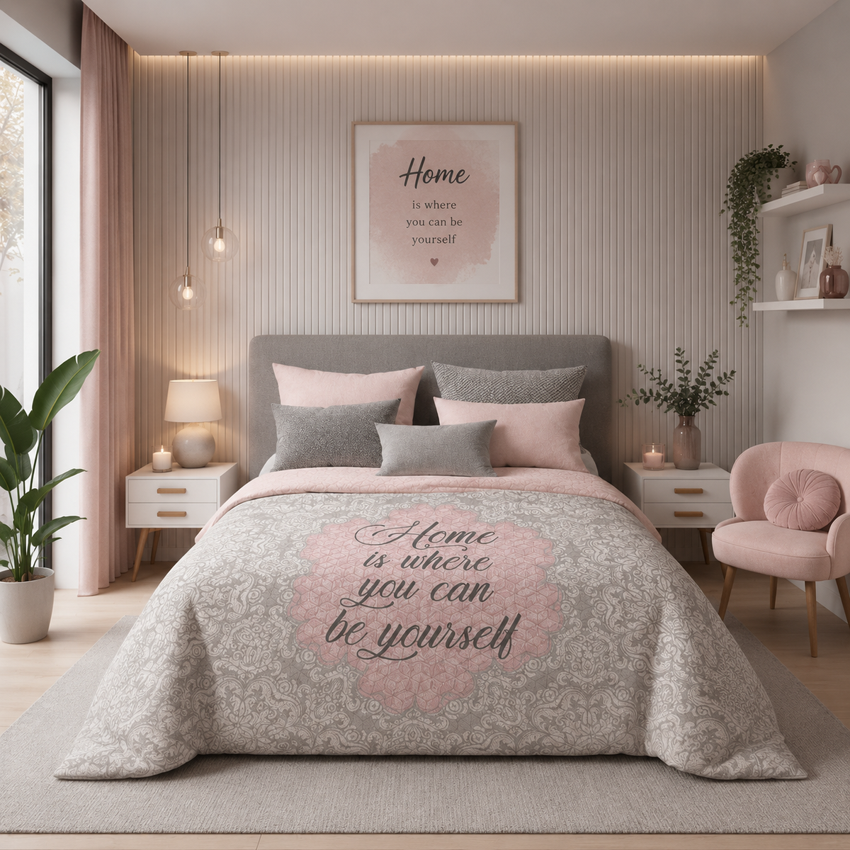Bedsprei Home is where you can be yourself