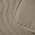 Decoware kussensloop Tufted waves - taupe - 60x70 cm