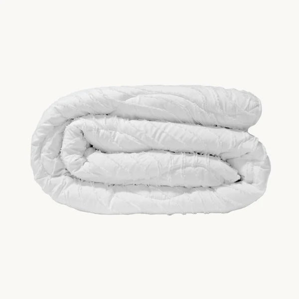 Decoware dekbed zonder overtrek incl. kussensloop - Tufted Waves - off white