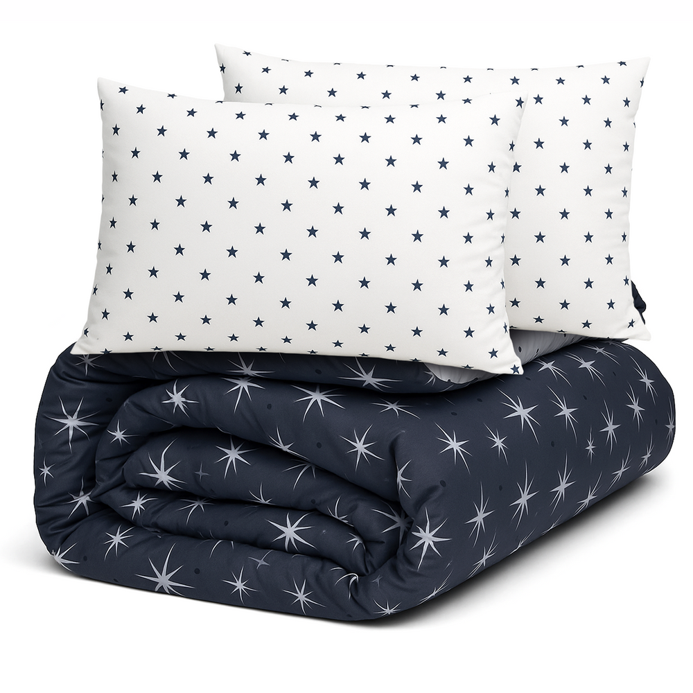 Decoware dekbed zonder overtrek incl. kussensloop Northern Stars - microvezel