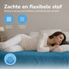 Hoeslaken - katoen  - adria blauw