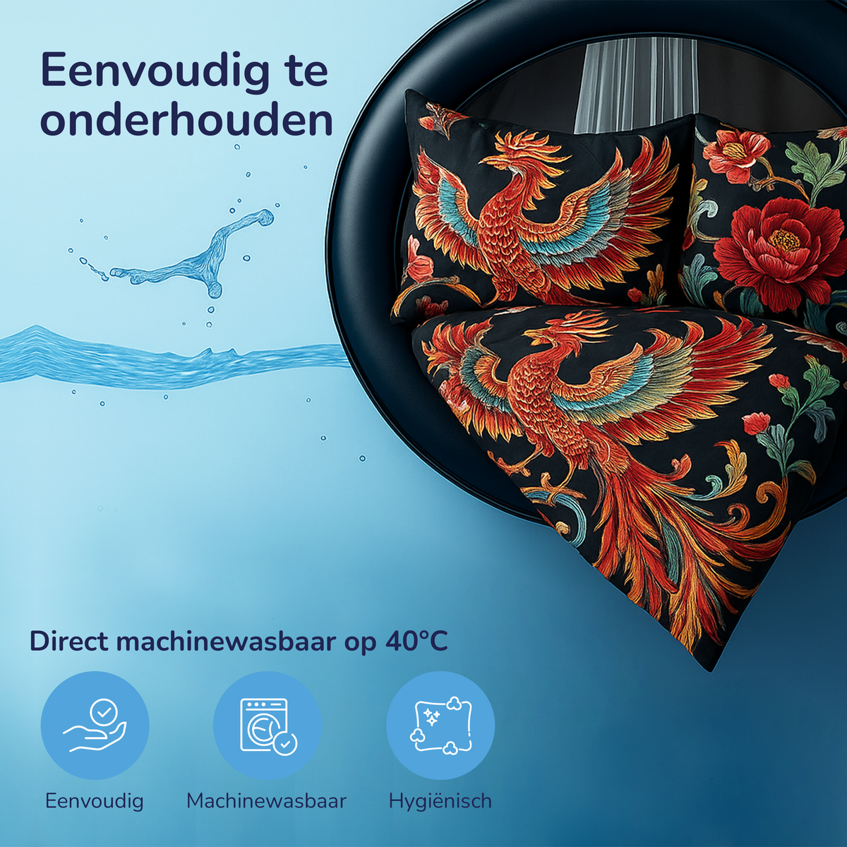 Decoware dekbedovertrek Phoenix Bloom - microvezel