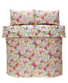 So Soft dekbedovertrek Ashbourne roze - microvezel - Lits-jumeaux