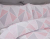 Finest Homeware dekbedovertrek Leo roze - polykatoen