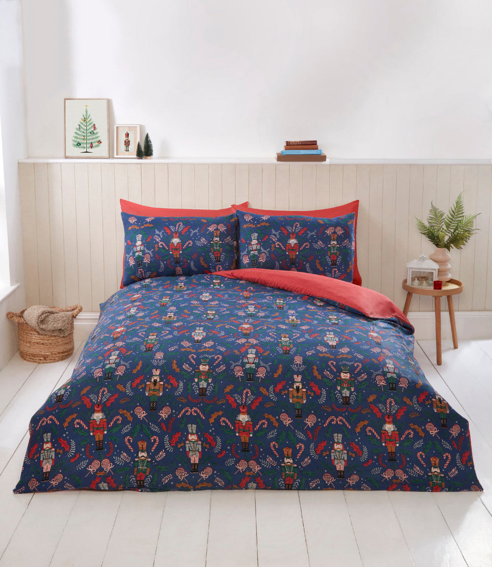 So Soft dekbedovertrek Notenkraker navy - microvezel - 2-persoons