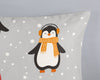 Good morning kinderdekbedovertrek Liam pinguin - flanel katoen