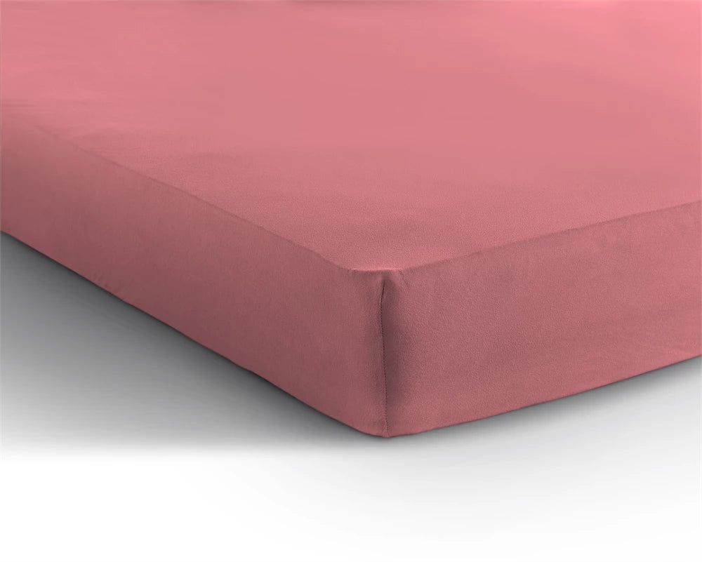 Hoeslaken - jersey - roze