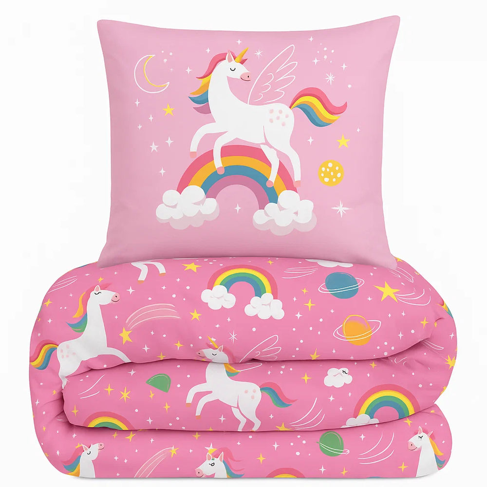 Pure kinderdekbed zonder overtrek Bella - Incl. kussensloop - 140x200 + 60x70 cm
