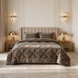Sleeptime Lazy dekbed zonder overtrek Hotel Velvet excl. kussensloop - Taupe
