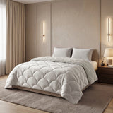 Sleeptime Lazy dekbed zonder overtrek Teddy/Velvet incl. kussensloop - Beige