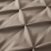 Microvezel Pintuck kussensloop 60x70 cm - Taupe - Per 2 stuks - pintuck materiaal