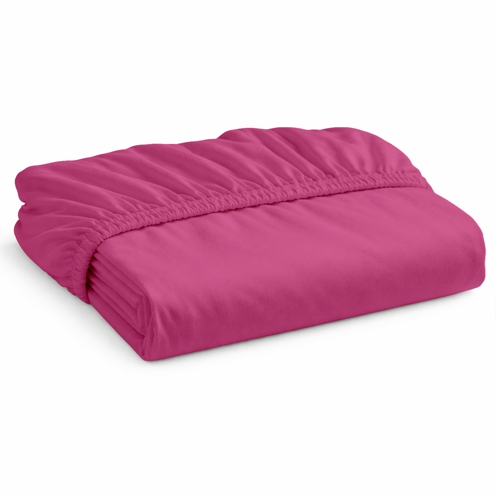 Hoeslaken - Jersey - Roze