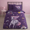 Decoware kinderdekbedovertrek Rainbow unicorn - katoen - 1-persoons