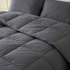 Primaviera Deluxe Lazy Dekbed zonder overtrek excl. kussensloop - Percale Katoen - Antraciet