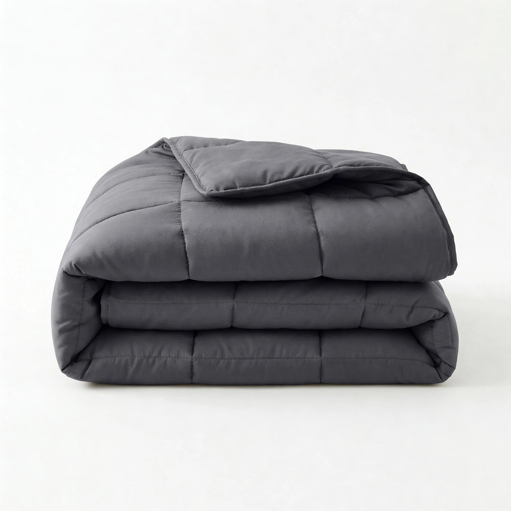 Primaviera Deluxe Lazy Dekbed zonder overtrek excl. kussensloop - Percale Katoen - Antraciet