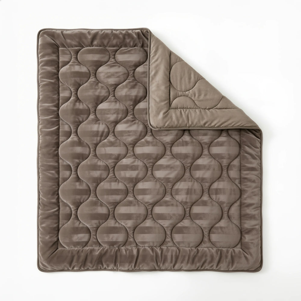 Sleeptime Lazy dekbed zonder overtrek Hotel Velvet excl. kussensloop - Taupe