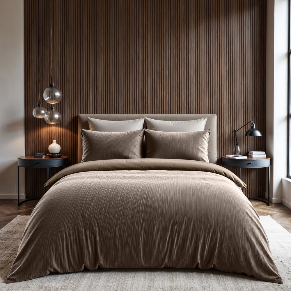 Sleeptime Velvet Cartier dekbedovertrek - taupe