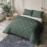 Sleeptime dekbed zonder overtrek incl. kussensloop - Groen