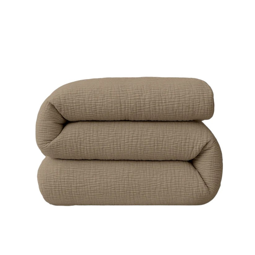 Decoware Easy dekbed zonder overtrek Excl. kussensloop - Mousseline - Taupe