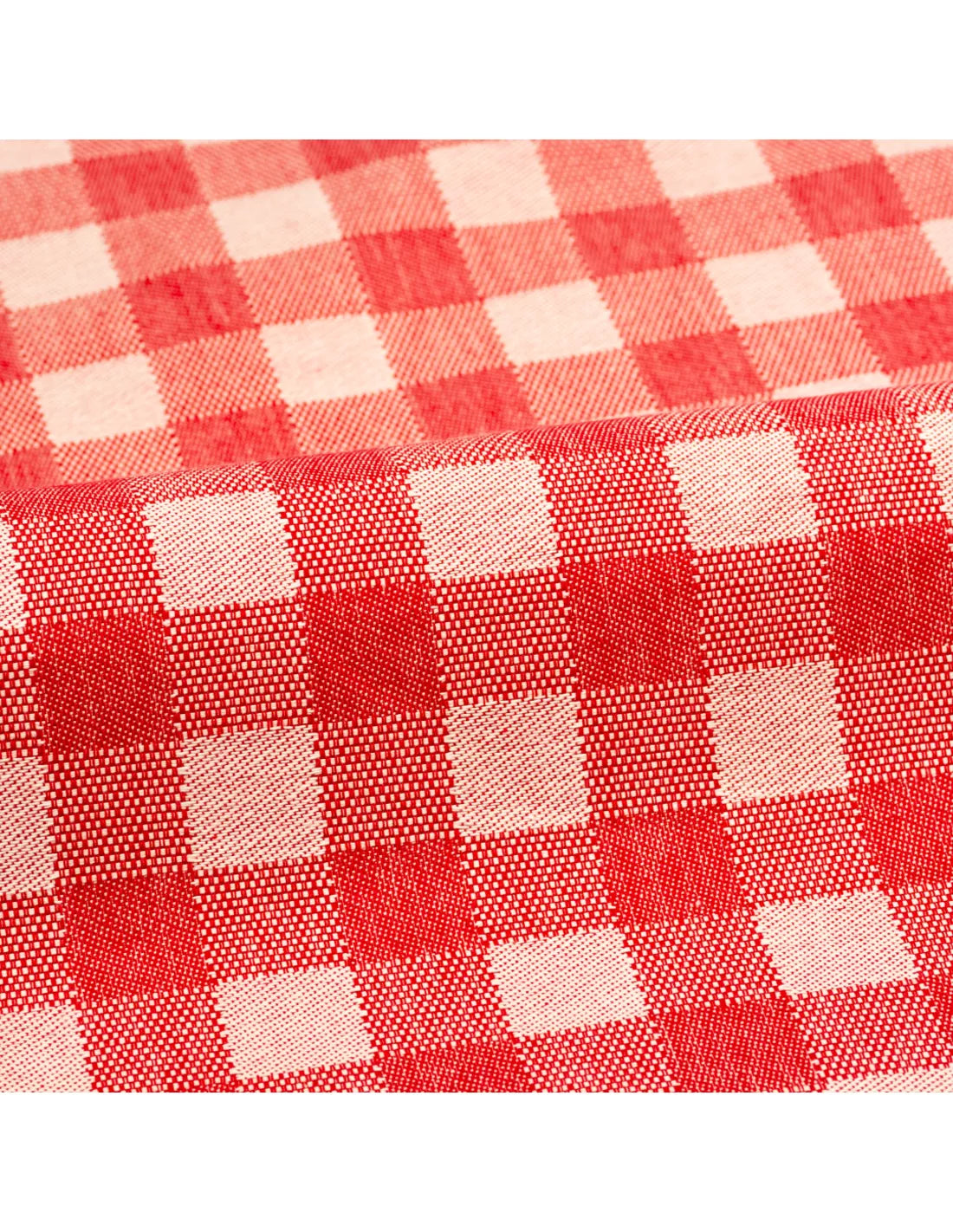 Theedoek Check - Rood