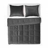 Sleeptime Velvet Lazy dekbed zonder overtrek excl. kussensloop - Antraciet - 240x200 cm
