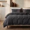 Dreamhouse dekbedovertrek Stone Washed - Katoen - Antraciet