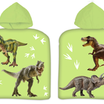 Badponcho met capuchon dino