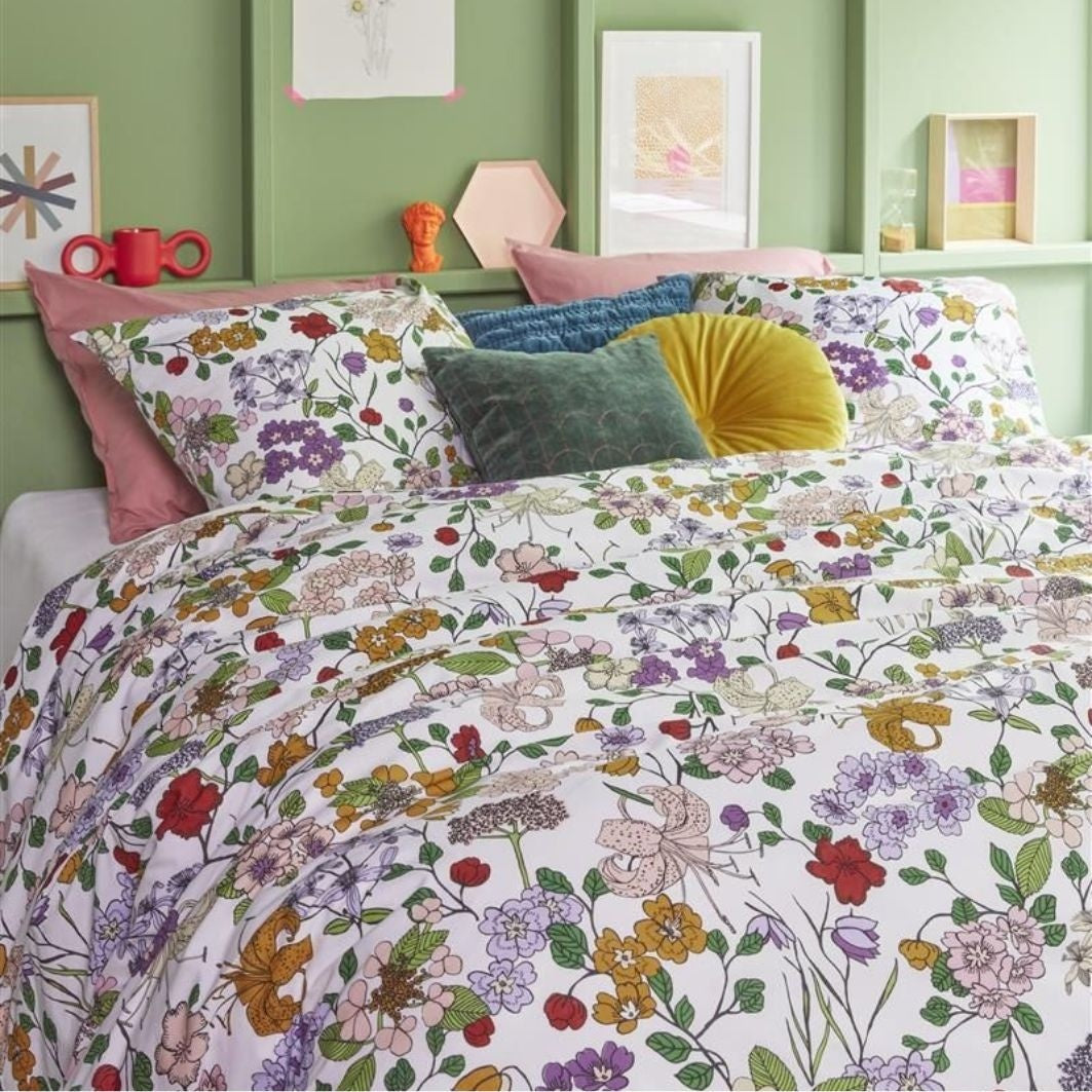 Beddinghouse dekbedovertrek Primrose - katoen - 2- persoons (200x220 + 2st. 60x70 cm)