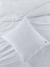 BLCKOUT dekbedovertrek Odessa - wit - katoen - 1-persoons (140x220 + 60x70 cm)