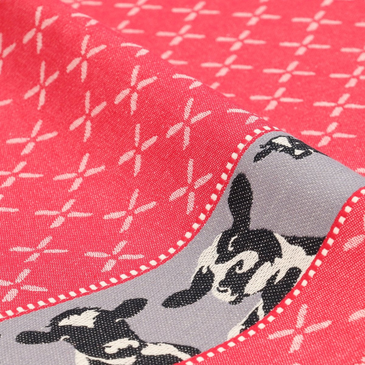 Theedoek Koeien - Rood