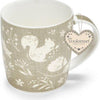 Beker Woodland - Grijs