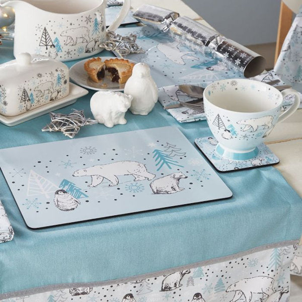Placemats (Per 4 st) Frosty Winter Morning