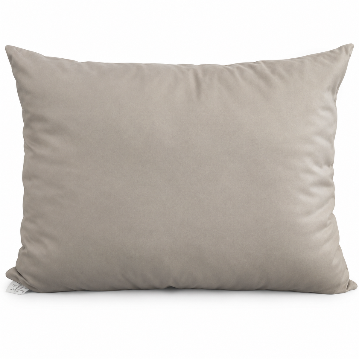 Gekleurd hoofdkussen 60x70cm - Taupe